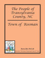 The People of Transylvania County, NC - Town of Rosman