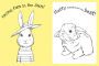 Alternative view 3 of The Too Cute Coloring Book: Bunnies