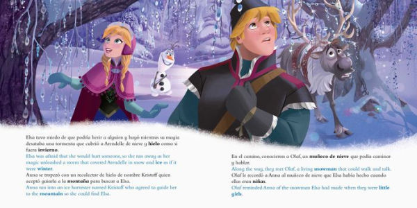 Disney Frozen: Movie Storybook / Libro basado en la película (English-Spanish)