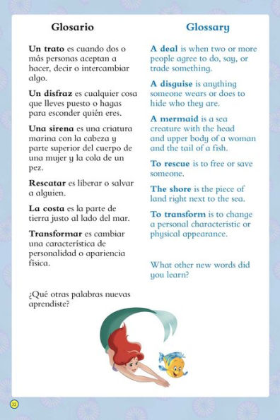 Ariel's Voice / La voz de Ariel (English-Spanish) (Disney The Little Mermaid) (Level Up! Readers)