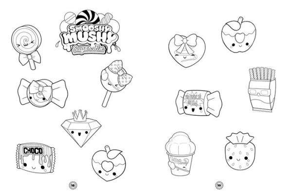 Smooshy Mushy: Cutie Pie: Coloring and Sticker Book