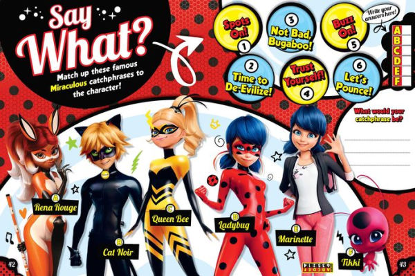 Miraculous: Be Your Own Hero Activity Book: 100% Official Ladybug & Cat Noir Gift for Kids