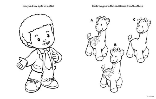 Fisher-Price Little People: My Big Coloring Book