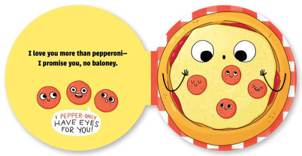 A Pizza My Heart (A Shaped Novelty Board Book for Toddlers)