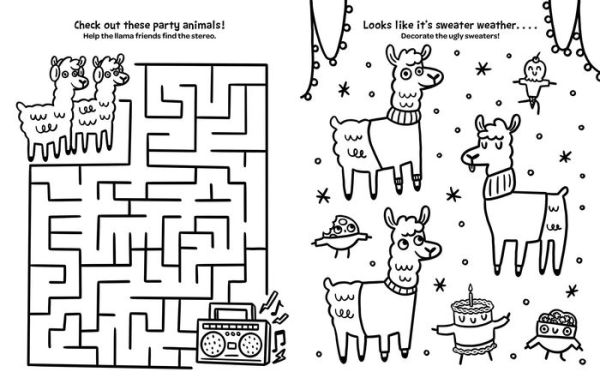 Crayola: Llama-rama Neon Fun Palooza: Coloring and Activity Book for Fans of Recording Animals You've Never Herd of but Wool Love with Over 250 Stickers (A Crayola Coloring Neon Sticker Activity Book for Kids)