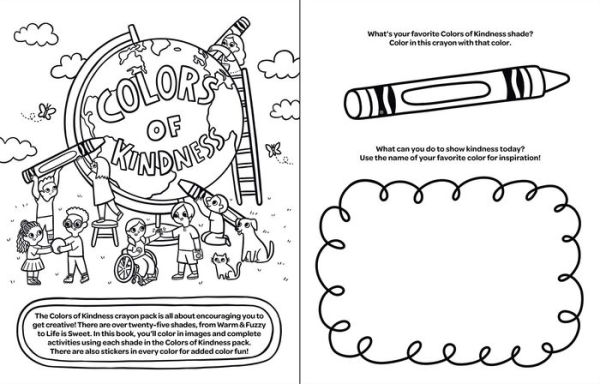 Crayola: Colors of Kindness: A Coloring & Activity Book with Over 250 Stickers (A Crayola Colors of Kindness Coloring Sticker and Activity Book for Kids)