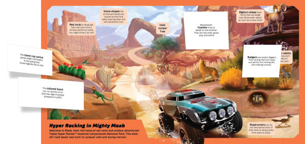 Hot Wheels: Exploring the Wild Wilderness (A Mattel Hot Wheels Lift the Flap Novelty Board Book for Kids)