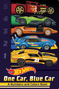 Title: Hot Wheels: One Car, Blue Car: A Numbers and Colors Book (A Mattel Hot Wheels Shaped Novelty Board Book for Toddlers), Author: BuzzPop