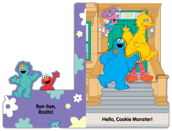Sesame Street: Hello, Friends! (A Sesame Street Elmo and Friends Shaped Novelty Board Book for Babies and Toddlers)