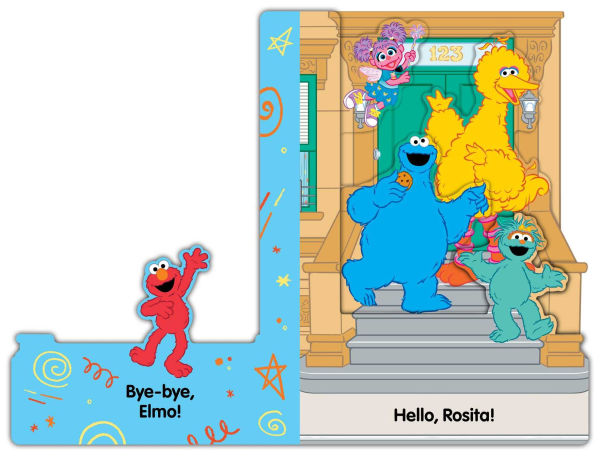 Sesame Street: Hello, Friends! (A Sesame Street Elmo and Friends Shaped Novelty Board Book for Babies and Toddlers)