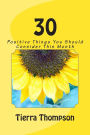 30: Positive Things You Should Do This Month