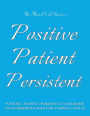 Positive, Patient, Persistent Notebook 120 Numbered Pages for Cornell Notes: Notebook for Cornell notes with light blue cover - 8.5
