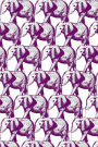 Purple Elephant Blank Book