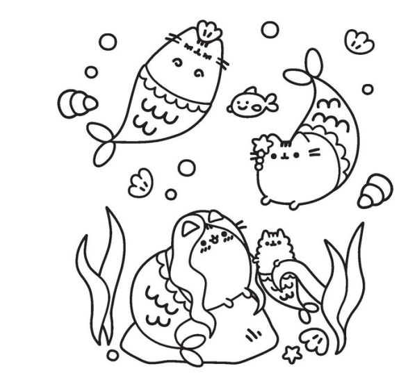 Pusheen Coloring Book