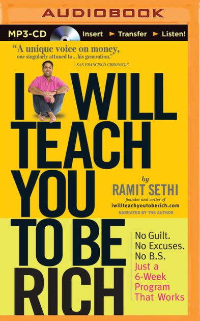 I Will Teach You to Be Rich by Ramit Sethi Audiobook MP3 on CD 