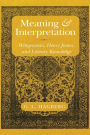 Meaning and Interpretation: Wittgenstein, Henry James, and Literary Knowledge
