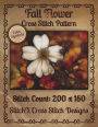 Fall Flower Cross Stitch Pattern: Color Symbols