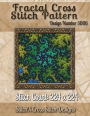 Fractal Cross Stitch Pattern: Design No. 5006