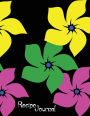 Recipe Journal: Notebook Pro for Recipes, 250 recipe pages plus index, 8.5x11 with black retro cover. Ideal for collecting and sharing your favorite recipes.