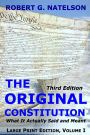 The Original Constitution, Volume I: What It Actually Said and Meant