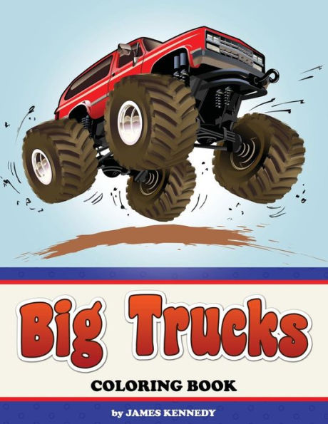 Big Trucks Coloring Book