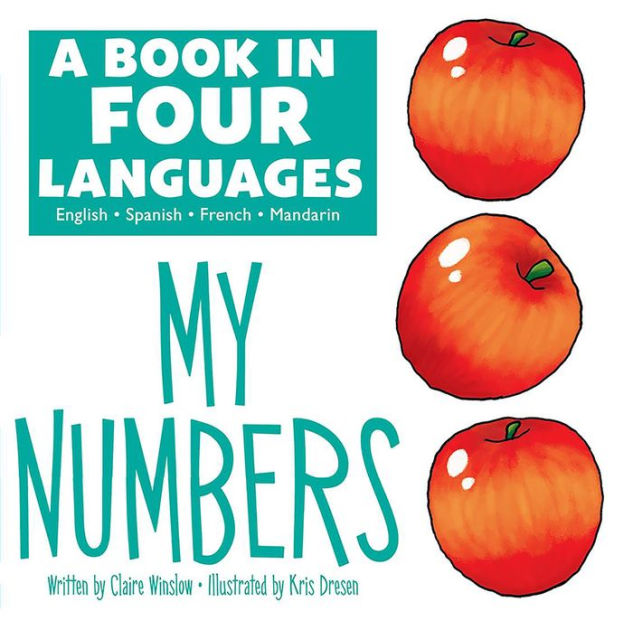 Book in Four Languages My Numbers by Phoenix International