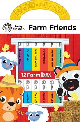 Baby Einstein - My First Library 12 Board Book Block Set - PI Kids