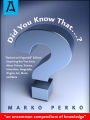 Did You Know That...?:
