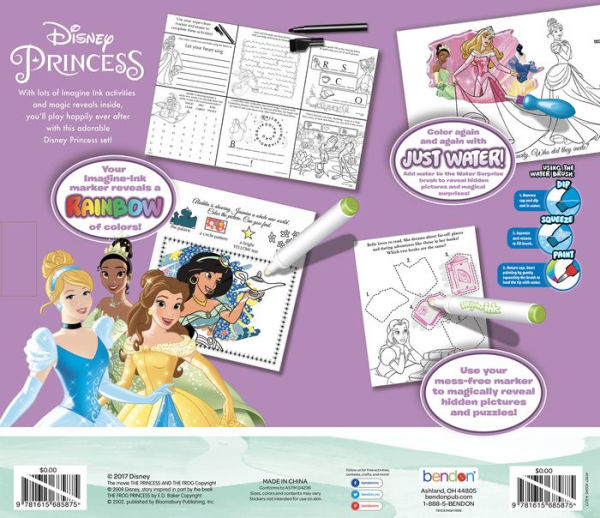 Disney Princess Imagine Ink 4-in-1 Activity Box Set