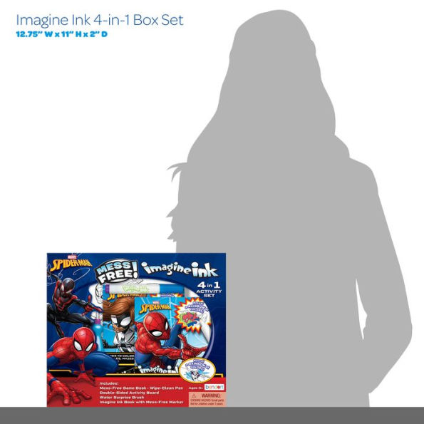 Spiderman Imagine Ink 4-in-1 Activity Box Set