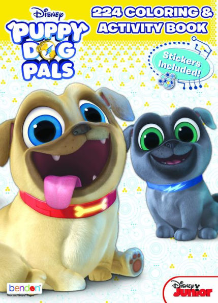 PUPPY DOG PALS 224 PAGE COLORING BOOK
