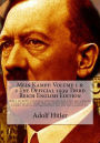 Mein Kampf: Volume 1 & 2 The Official 1939 Third Reich English Edition: Authored by Adolf Hitler, Translated by James Murphy