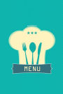 Blank Recipe Book: Menu