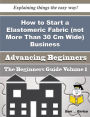 How to Start a Elastomeric Fabric (not More Than 30 Cm Wide) Business (Beginners Guide)