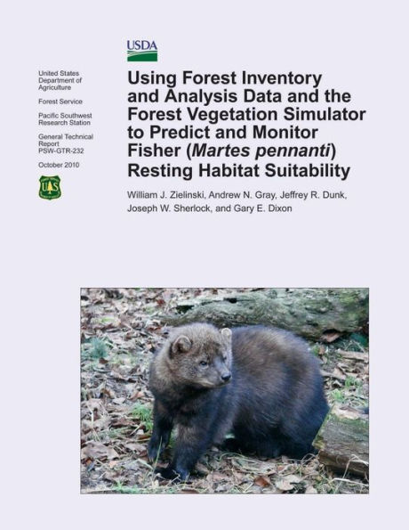 Using Forest Inventory and Analysis Data and the Forest Vegetation Simulator to Predict and Monitor Fisher( Martes pennanti) Resting Habitat Suitability
