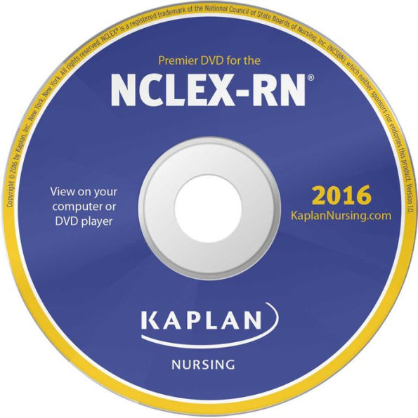 NCLEX-RN Premier 2016 with 2 Practice Tests: Online + Book + DVD + Mobile