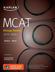 Title: MCAT Biology Review 2019-2020: Online + Book, Author: Kaplan Test Prep