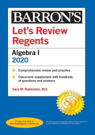 Best ebooks 2018 download Let's Review Regents: Algebra I 2020  9781506253824