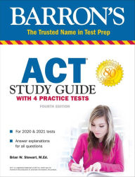 Title: ACT Study Guide with 4 Practice Tests, Author: Brian Stewart M.Ed.