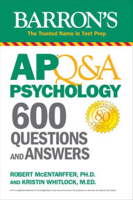 Epub books free download for mobile AP Q&A Psychology: 600 Questions and Answers in English 9781506263168 iBook PDB DJVU