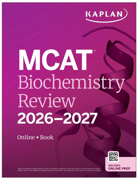 MCAT Biochemistry Review 2026-2027: Online + Book