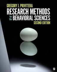 Title: Research Methods for the Behavioral Sciences / Edition 2, Author: Gregory J. Privitera