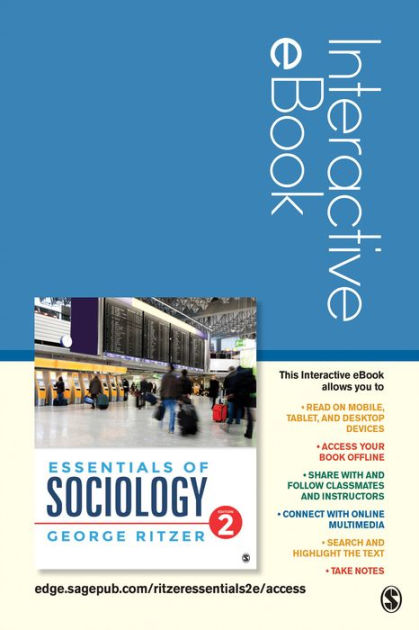 essentials of sociology george ritzer