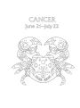 Alternative view 2 of Cancer: Your Cosmic Coloring Book: 24 Astrological Designs for Your Zodiac Sign!