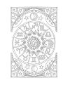 Alternative view 4 of Gemini: Your Cosmic Coloring Book: 24 Astrological Designs for Your Zodiac Sign!