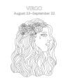 Alternative view 2 of Virgo: Your Cosmic Coloring Book: 24 Astrological Designs for Your Zodiac Sign!