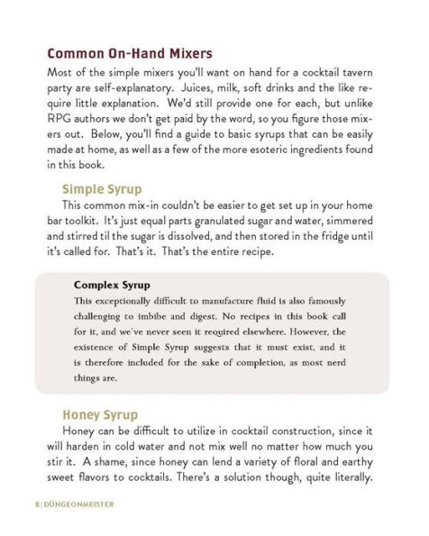 Düngeonmeister: 75 Epic RPG Cocktail Recipes to Shake Up Your Campaign