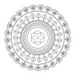 Alternative view 2 of Pretty Simple Coloring: Mandalas: 45 Easy-to-Color Pages Inspired by the Calm and Balance of Mandalas