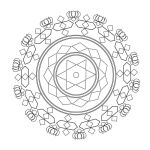 Alternative view 3 of Pretty Simple Coloring: Mandalas: 45 Easy-to-Color Pages Inspired by the Calm and Balance of Mandalas