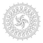 Alternative view 9 of Pretty Simple Coloring: Mandalas: 45 Easy-to-Color Pages Inspired by the Calm and Balance of Mandalas